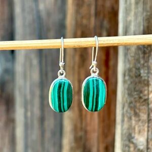 Malachite Earrings